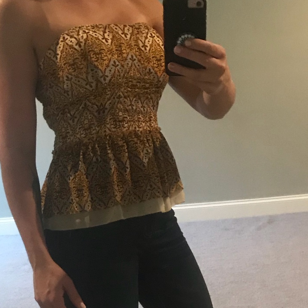 Multi color tube top